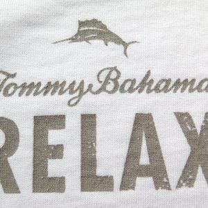 Tommy Bahama Relax Pink Striped Polo L SOFT!! 🌴